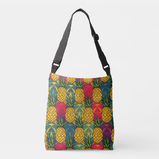 Ananaspatroon crossbody tas