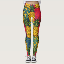 Ananaspatroon leggings