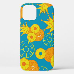 Ananasringen: Doodle Cartoon . iPhone 12 Hoesje