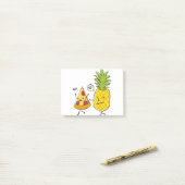 ananassap pizza post-it® notes (Op bureau)