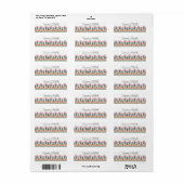 ananassegistergradiënt ID246 Etiket (Full Sheet)