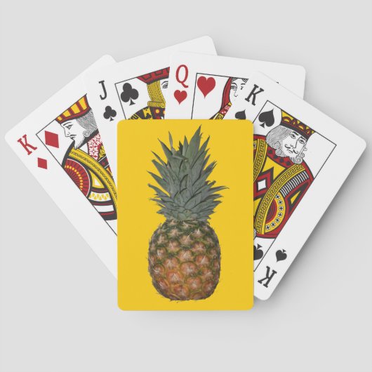 Ananassekaarten Pokerkaarten (Achterkant)