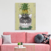 ananassekat canvas afdruk (Insitu (Woonkamer))