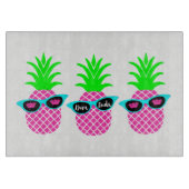 ananassen met "DIVAtude" en Tiaras Snijplank (Voorkant)