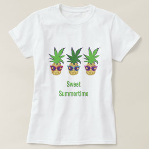 ananassen met zonnebril Sweet Summertime T-shirt