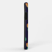ananassen op de marine Case-Mate iPhone case (Achterkant/rechts)