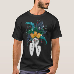 Ananassen zitten in mijn hoofd t-shirt