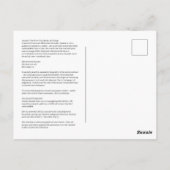 Ananke Goddess of Necessity Postcard Briefkaart (Achterkant)