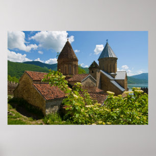 Ananuri Fortress Schilderachtig Poster