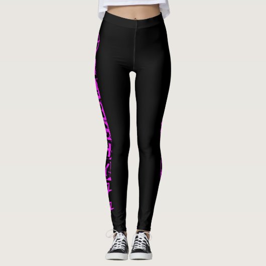 Anarchie 77 (ROZE) Leggings (Voorkant)