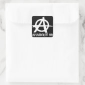 Anarchie 99 vierkante sticker (Tas)