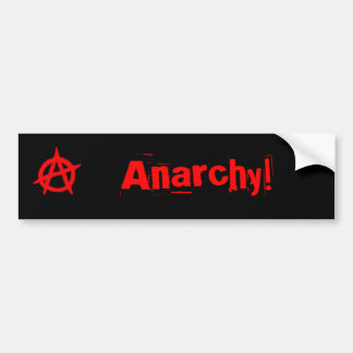 Anarchie! Bumpersticker
