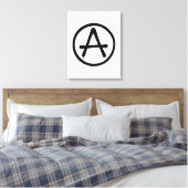 Anarchie Canvas Afdruk (Insitu (Slaapkamer))