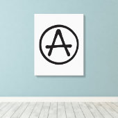 Anarchie Canvas Afdruk (Insitu (Houten vloer))