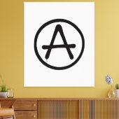 Anarchie Canvas Afdruk (Insitu (Woonkamer))