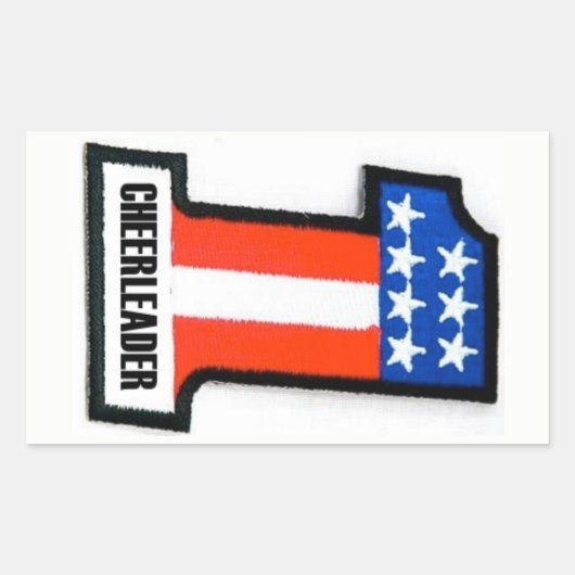 Anarchie Cheerleader Moto Sticker (Voorkant)