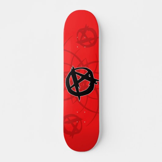 Anarchie dek skateboard (Voorkant)