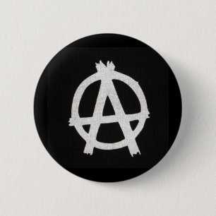 anarchie knop ronde button 5,7 cm