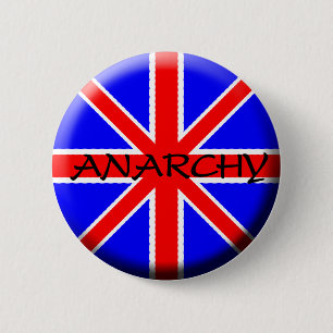 Anarchie knop ronde button 5,7 cm