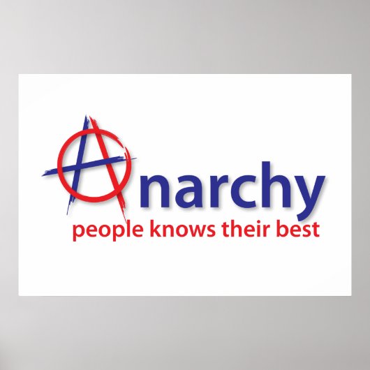 Anarchie Poster (Voorkant)