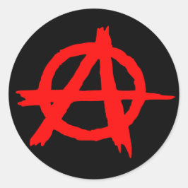 Anarchie Ronde Sticker