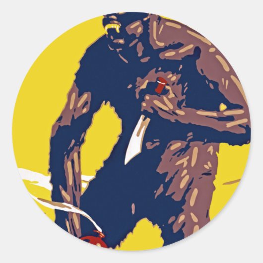 Anarchie Ronde Sticker (Voorkant)