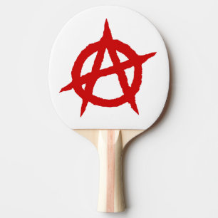 Anarchie symbool rode punk muziekcultuur teken cha tafeltennisbatje