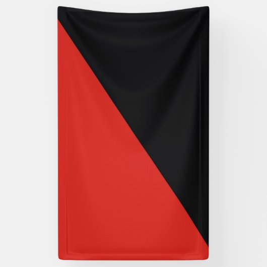 anarchie vlag symbool punk communisme socialisme r spandoek (Verticaal)
