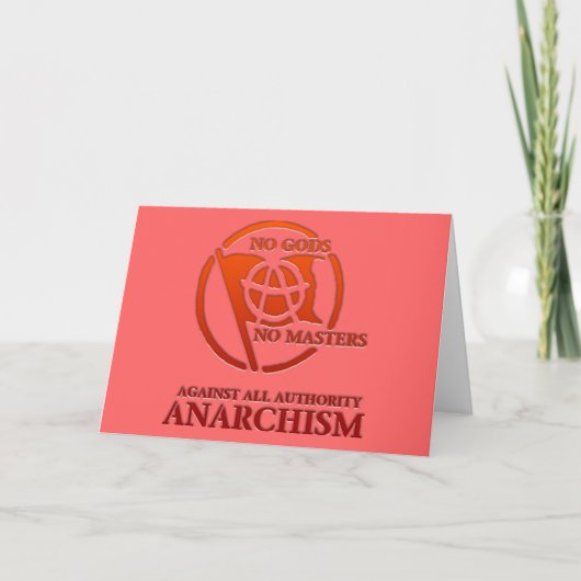 anarchisme kaart (Voorkant)