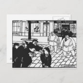 Anarchist, 1892 briefkaart (Voorkant / Achterkant)