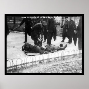 Anarchist Bomb-slachtoffers in New York City 1908 Poster