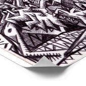 Anarchist in het groot door Brian Benson Poster (Hoek)