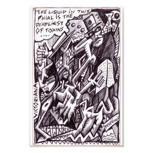 Anarchist in het groot foto afdruk (Voorkant)