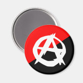Anarchist met een symbool, Colombia Magneet (Voorkant / Achterkant)