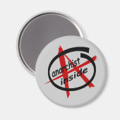 Anarchist van binnen magneet (Voorkant / Achterkant)