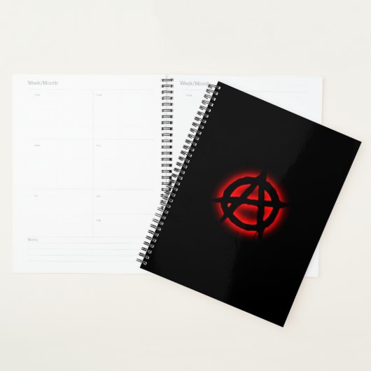 ANARCHISTE PLANNER (Devant avec enveloppe)