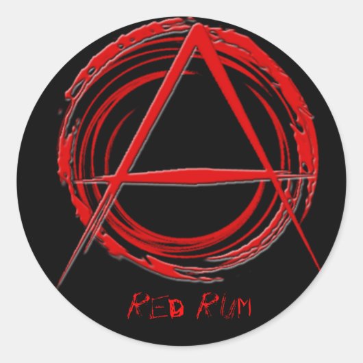 Anarchistische sticker (Voorkant)