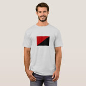 Anarchistische vlag t-shirt (Voorkant volledig)