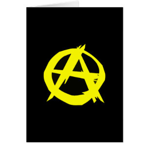 Anarcho-capitalisme Drapeau noir et jaune