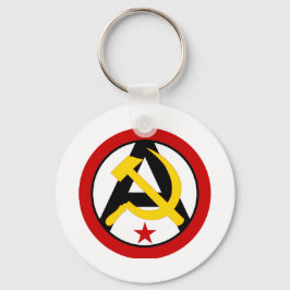 Anarcho-communistische logo sleutelhanger