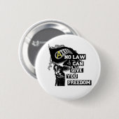 anarcho kapitalist ronde button 5,7 cm (Voorkant /achterkant)