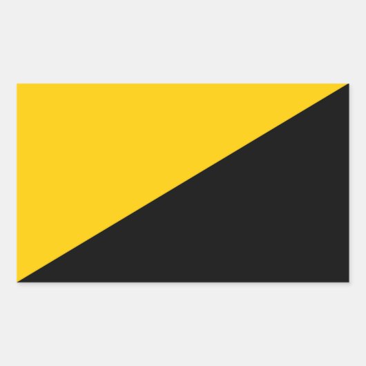 Anarcho kapitalistisch plein Sticker (Voorkant)