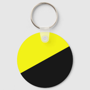 Anarcho-kapitalistische vlag sleutelhanger