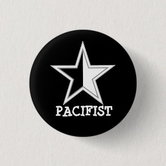 Anarcho-pacifist Star-Button Ronde Button 3,2 Cm