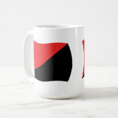 Anarcho-Syndicalisme Drapeau Mug (Devant gauche)
