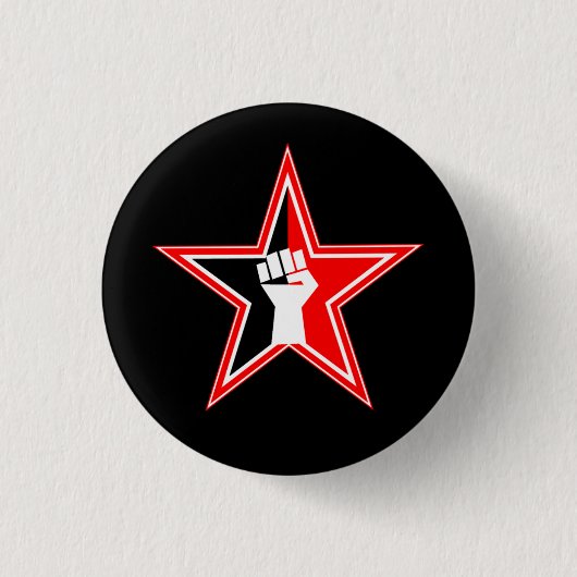 Anarcho-syndicalist Revolutionaire Button (Voorkant)