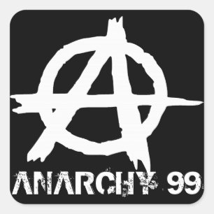 Anarchy 99 vierkante sticker