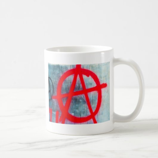 Anarchy Graffiti Koffiemok (Rechts)