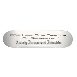 Anarchy Inc. - Old School Board Skateboard