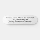 Anarchy Inc - Oude Schoolbord Skateboard (Horizontaal)